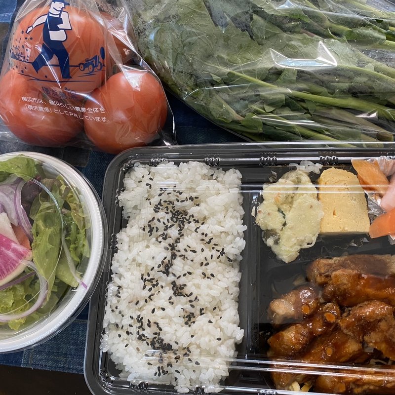 ハマポークのトンテキ　　日替わり弁当(ど根性キッチン)