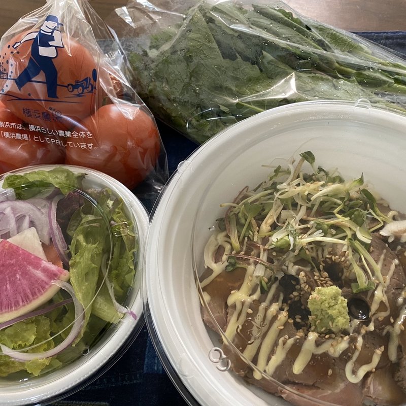 ローストビーフ丼(ど根性キッチン)