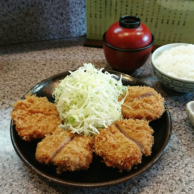 上ヒレカツ定食(とんかつひろき)