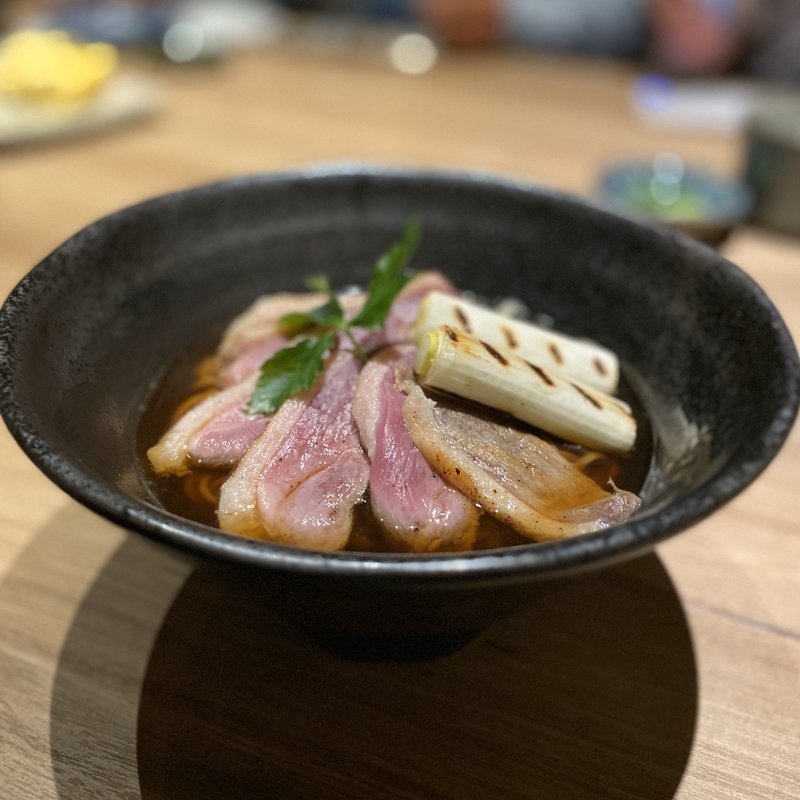 鴨そば(月邸ト蕎麦 SUKIYUNO)