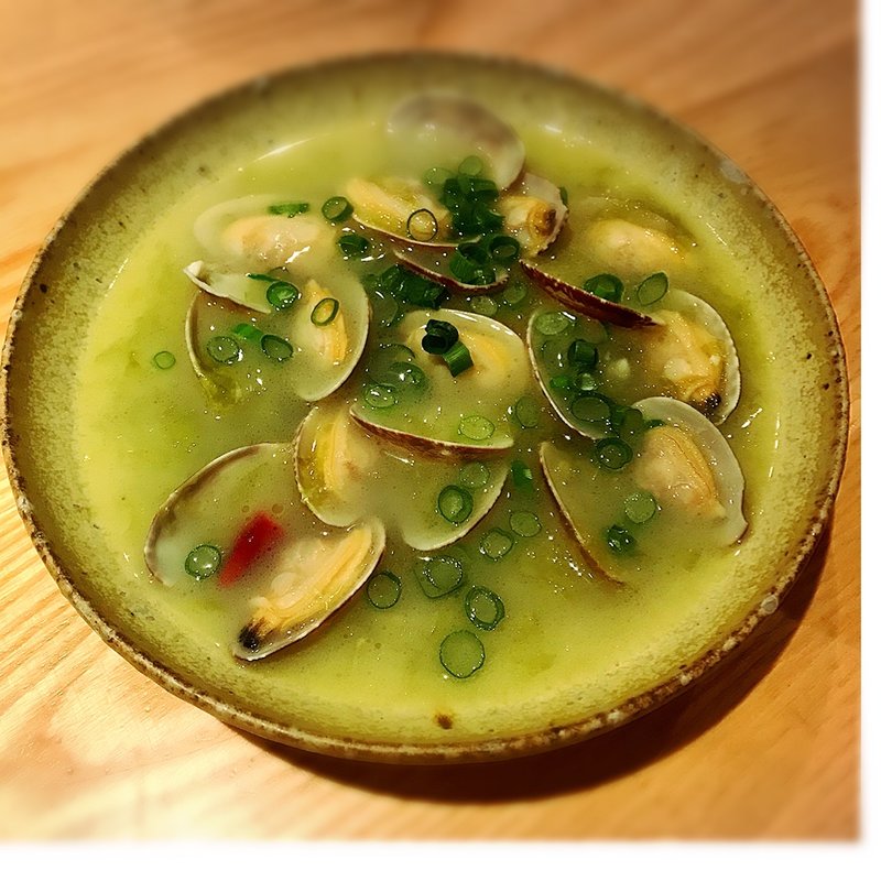 あさりとあおさの酒蒸し(鳥せん （トリセン）)