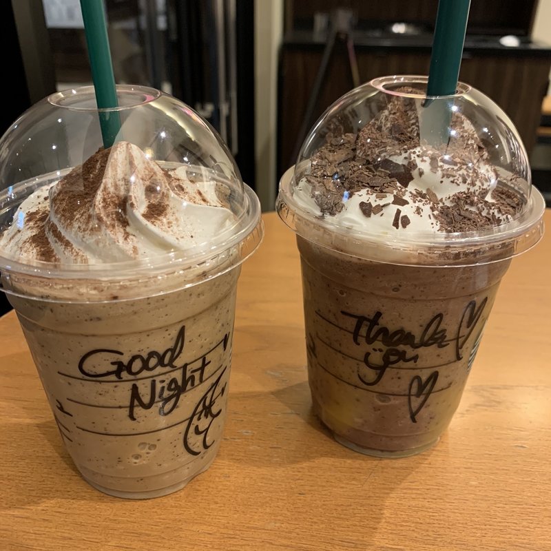 チョコレートwithミルクティーフラペチーノ(スターバックス)