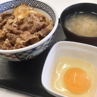 朝牛セット(吉野家 札幌狸小路店)