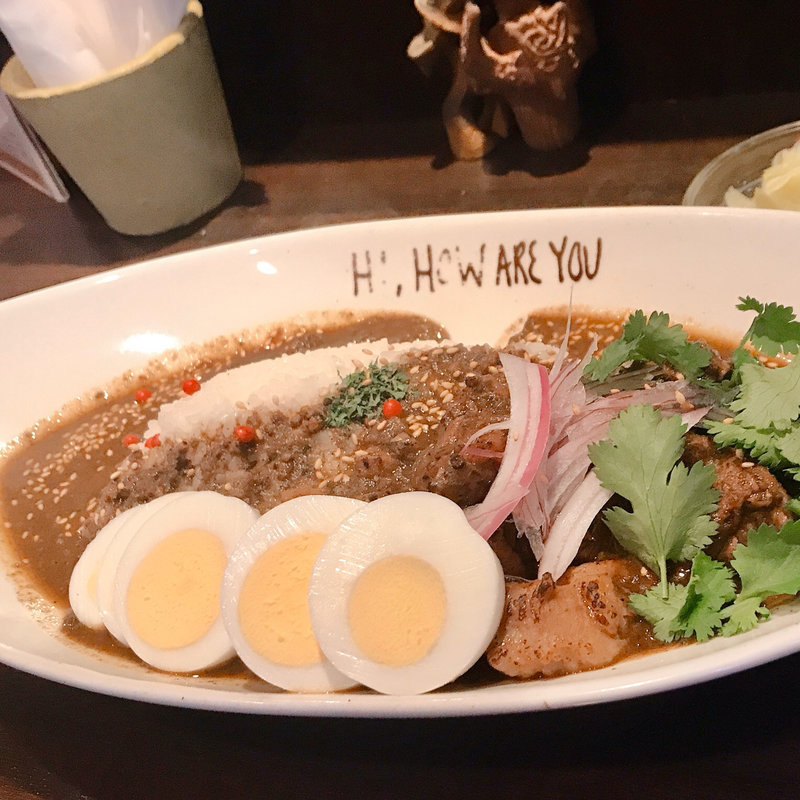 ラム肉のビンダル(ハイ，ハウ アー ユー)