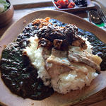 肉の三種盛り 鶏豚牛カレー(カレーの店 凡亭)
