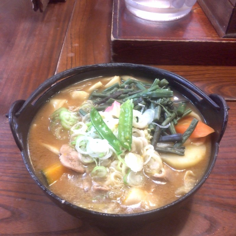 鴨肉ほうとう(甲州ほうとう小作　甲府駅前店)