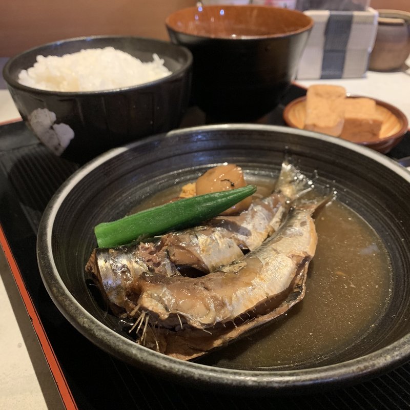 いわしの梅煮定食(酒処 やまね )