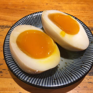 トッピング 味玉(千極煮干 （センゴクニボシ）)