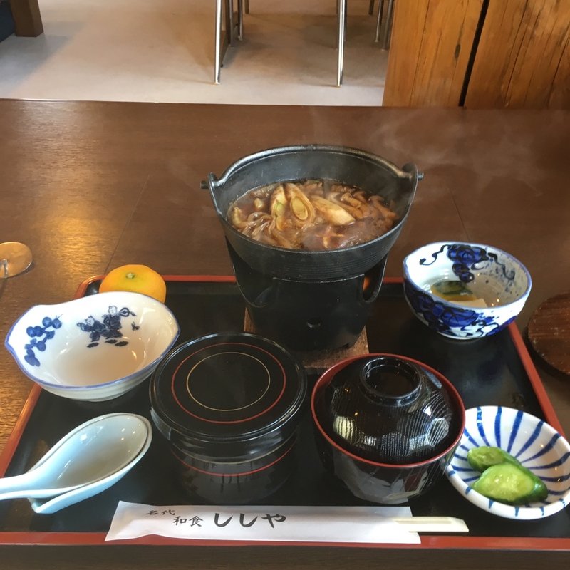 しし鍋定食(三河猪家)