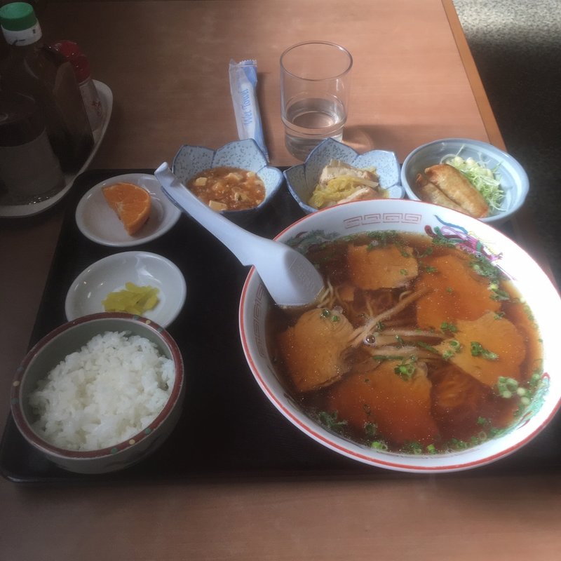 チャーシューメン定食(竜光屋 そば店 （りゅうこうやそばてん）)
