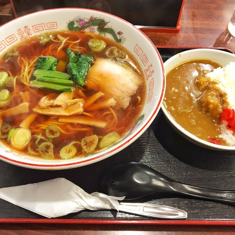  Cセット　ラーメンとミニカレーセット(そば処 更科 )