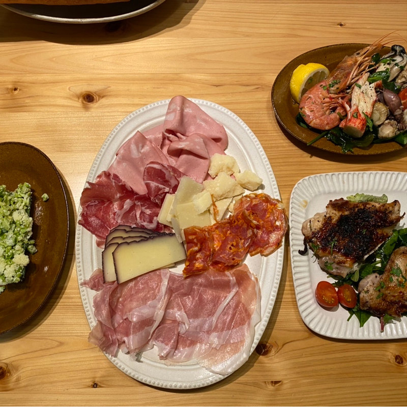 そら豆とペコリーノ(すしやあづまニカイ )