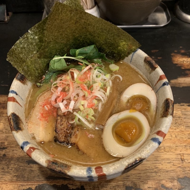 特製豚骨魚介ラーメン(上野 戸みら伊本舗 （こうずけ とみらいほんぽ）)