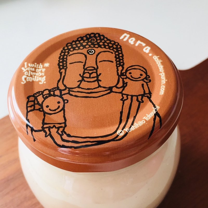 まほろば大仏プリン　カプチーノ(まほろば大仏プリン本舗 JR奈良駅店 )