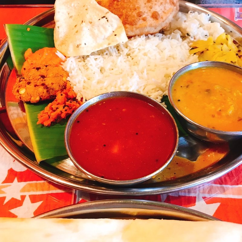 Lunch Menu ランチミールス（ベジ）(南印度ダイニング ポンディバワン 武蔵新田 （PondyBhavan）)