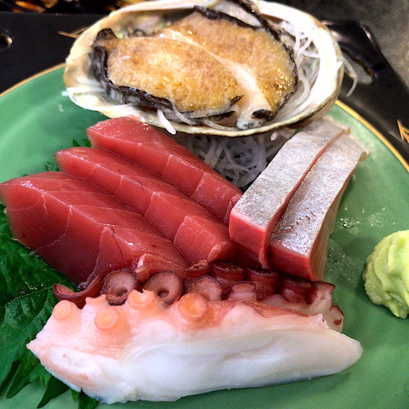 お刺身四種盛り(大船渡温泉 )