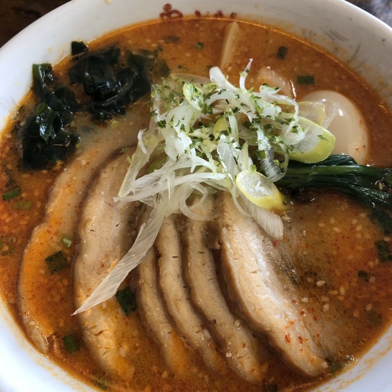 辛味噌ラーメン(小)&煮卵&焼豚(鬼がらし 岩沼店 )