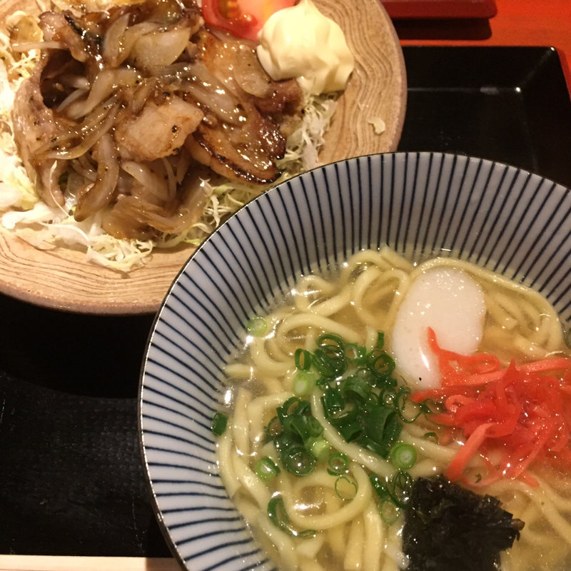 生姜焼きセット(うみかぜ)