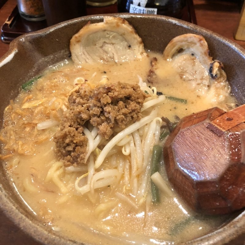 信州味噌＋炙りチャーシュー2枚(麺場 彰膳 八幡西店)