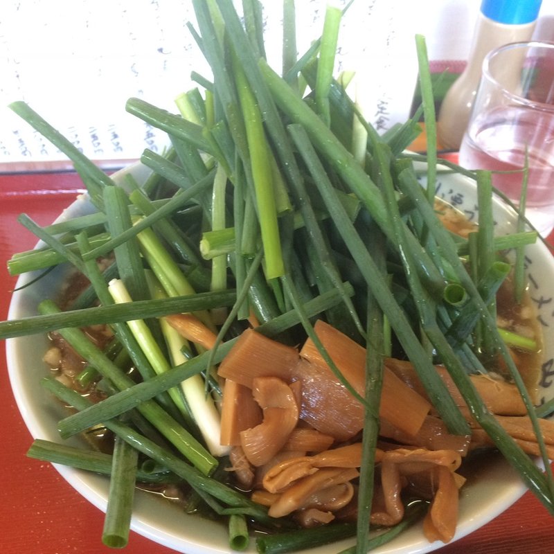 尾道ラーメン肉ましネギまし（裏メニュー）(尾道ラーメン山長 )