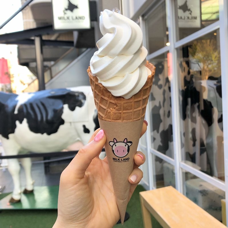 のぼりべつ酪農館ソフトクリーム(MILKLAND HOKKAIDO→TOKYO　ミルクランド北海道)