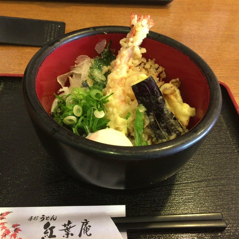 (手打ちうどん 紅葉庵)