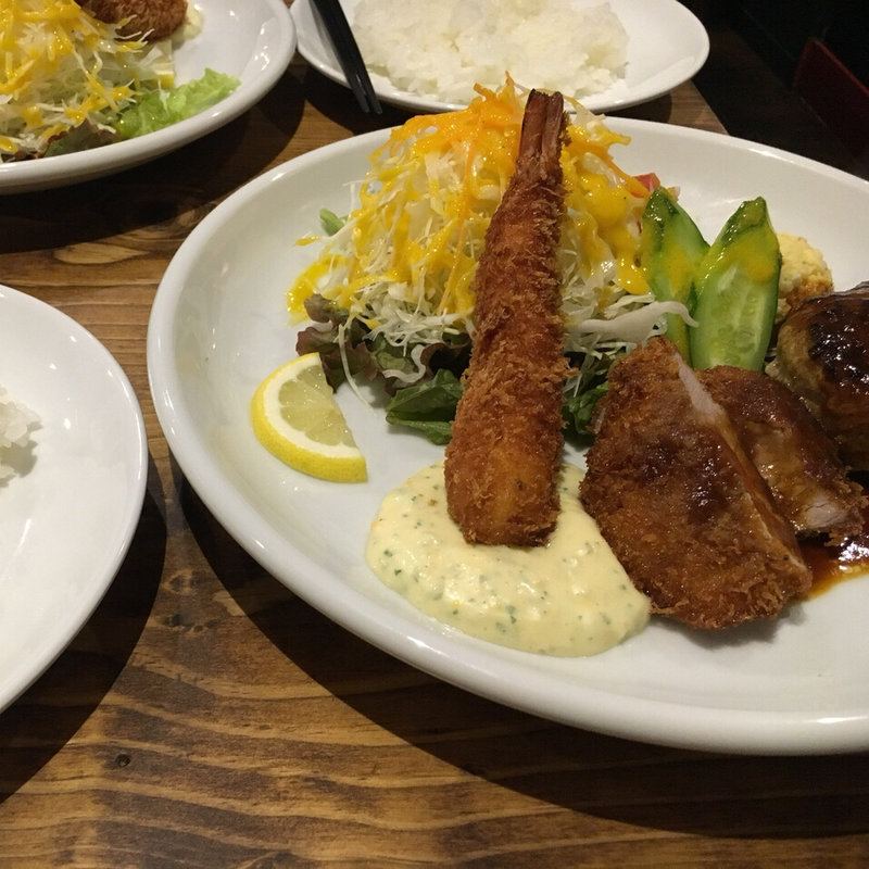 おまかせ定食(グリルボタン)