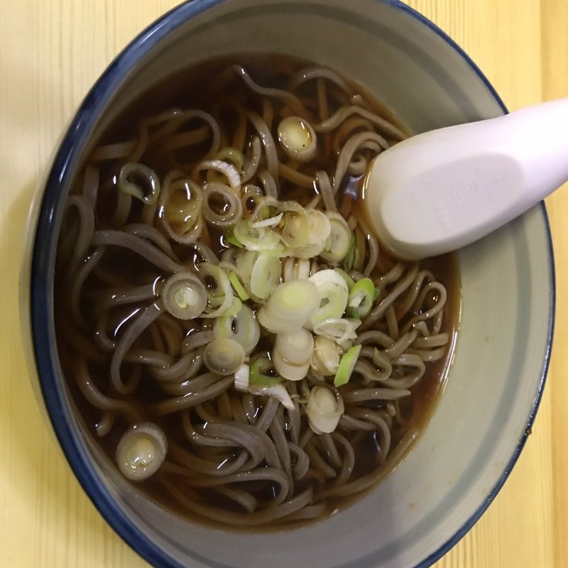 かけそば(はせ川)