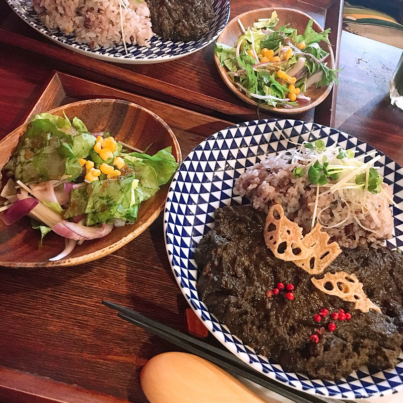 黒ごまカレー(cafe太陽ノ塔 本店)