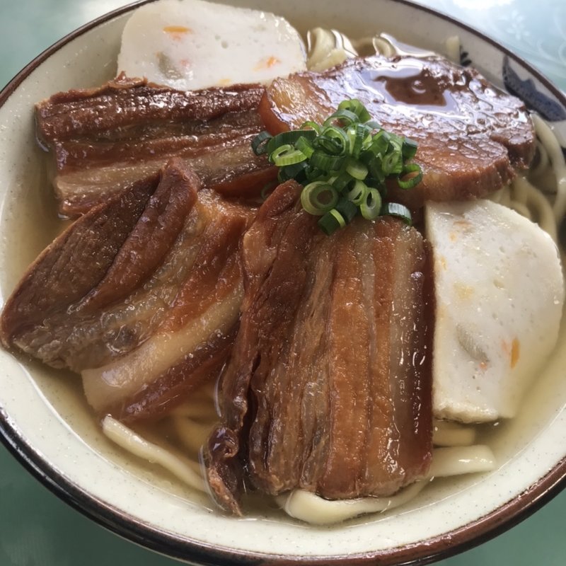 三枚肉そば（大）(山原そば（やんばるそば）)