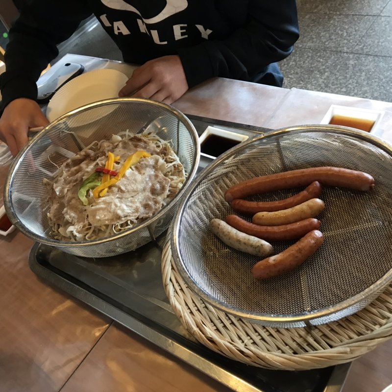 豚しゃぶ(地獄蒸し工房　鉄輪 )