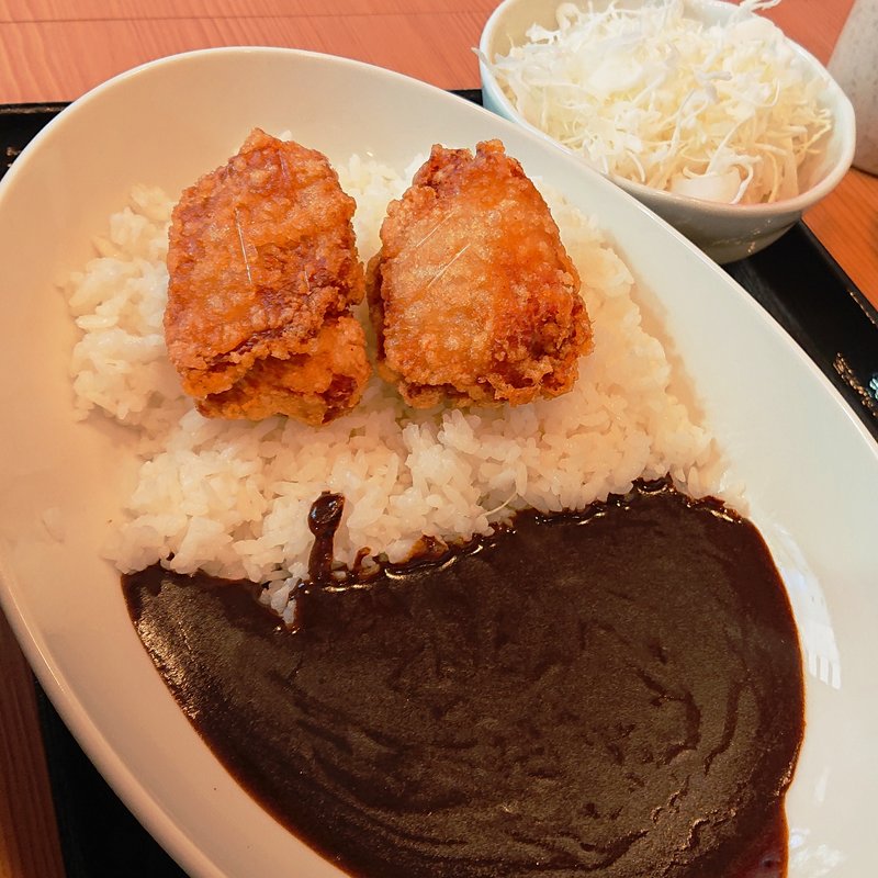 欧風黒コクから揚げカレー(から好し 川崎新川通り店)