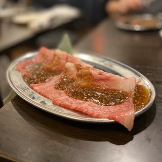 サーロインタレ焼き(大衆ホルモン・やきにく 煙力 金山小町店)