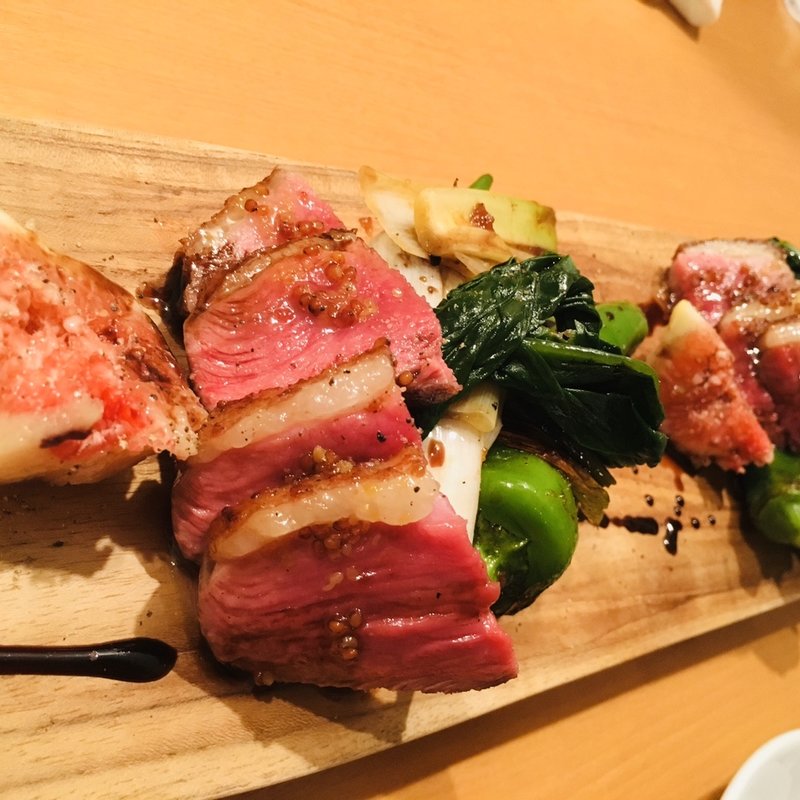 夜のコース　鴨とイチジクのロースト(ワインちゃん 瓦町路地)