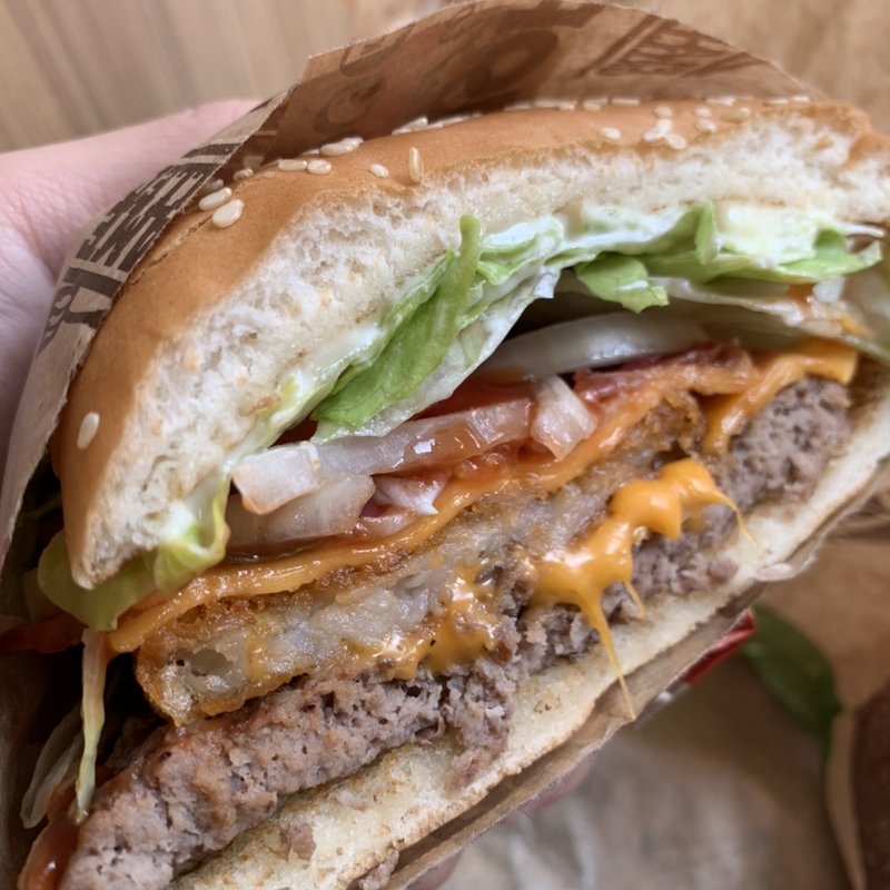 デラックスハッシュブラウンバーガー(バーガーキング 阿佐ヶ谷店 （BURGER KING）)