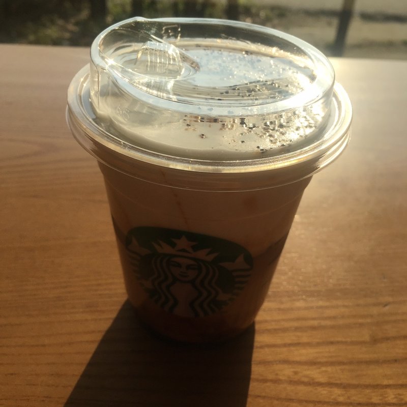 アイス ムース カラメル ラテ(スターバックスコーヒー 福岡大濠公園店)