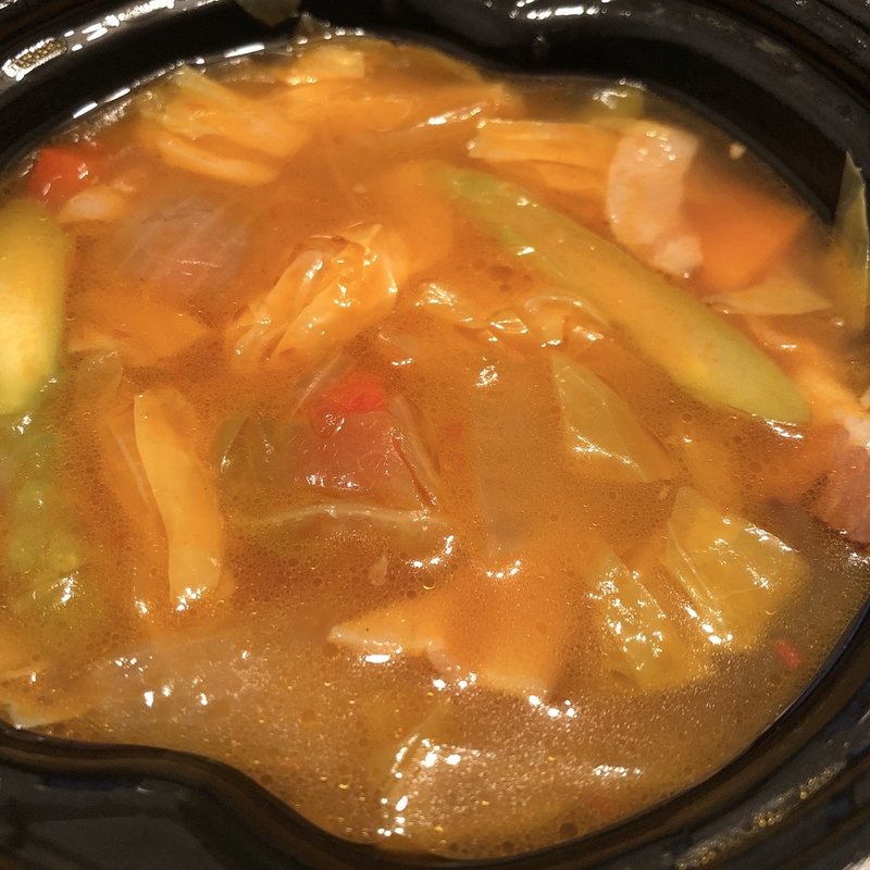 具だくさんのミネストローネ(PIZZA SALVATORE CUOMO 四谷店)