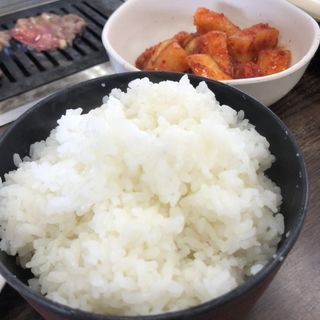 飯　コシヒカリ(焼肉 味楽)