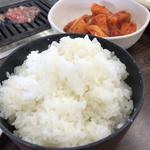 飯　コシヒカリ(焼肉 味楽)