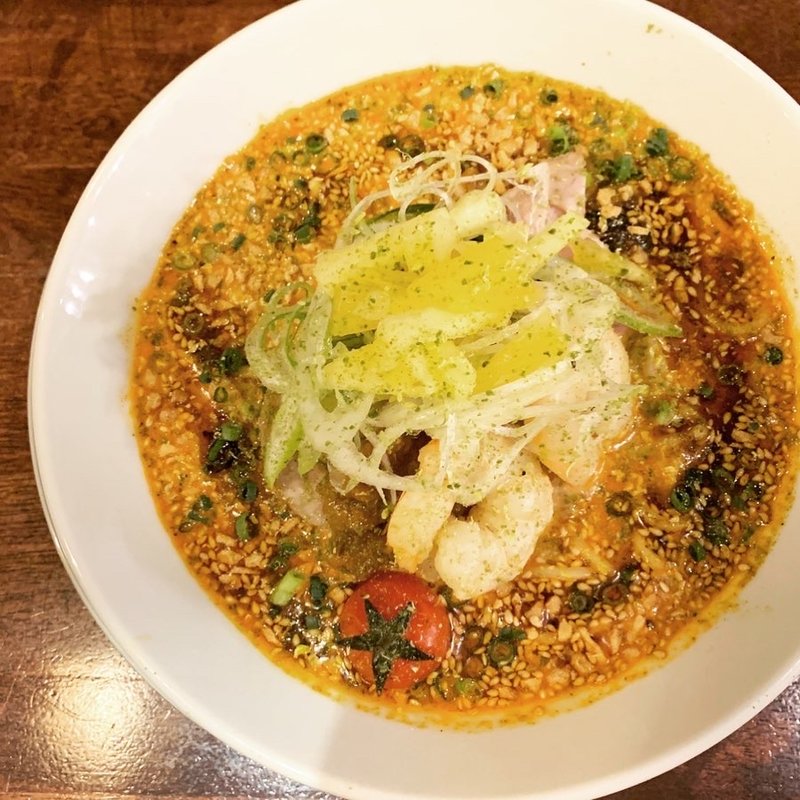 限定　冷やしオマールヴィスク坦々麺(海老丸らーめん)