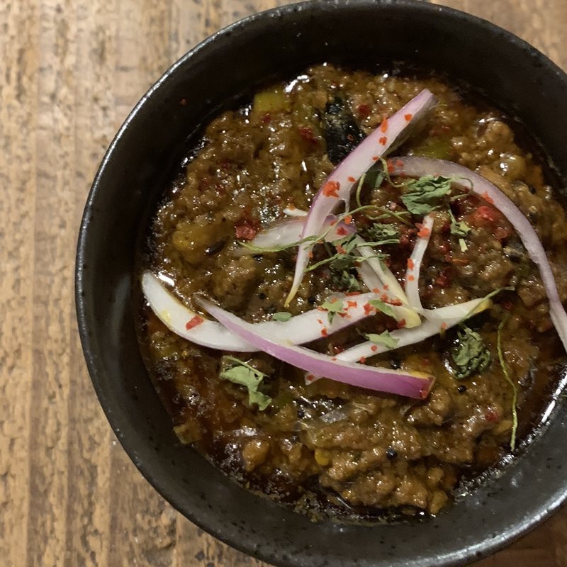 100%マトンキーマ　小鉢(旧ヤム邸 シモキタ荘)