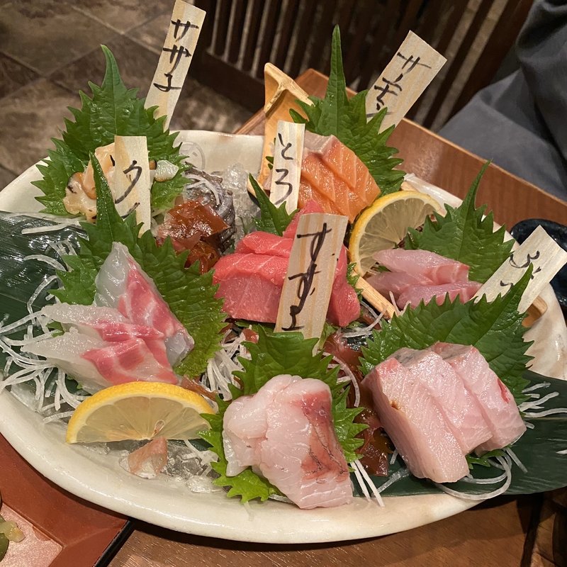 おまかせ造り盛り(個室和食居酒屋なかの家 京橋店)