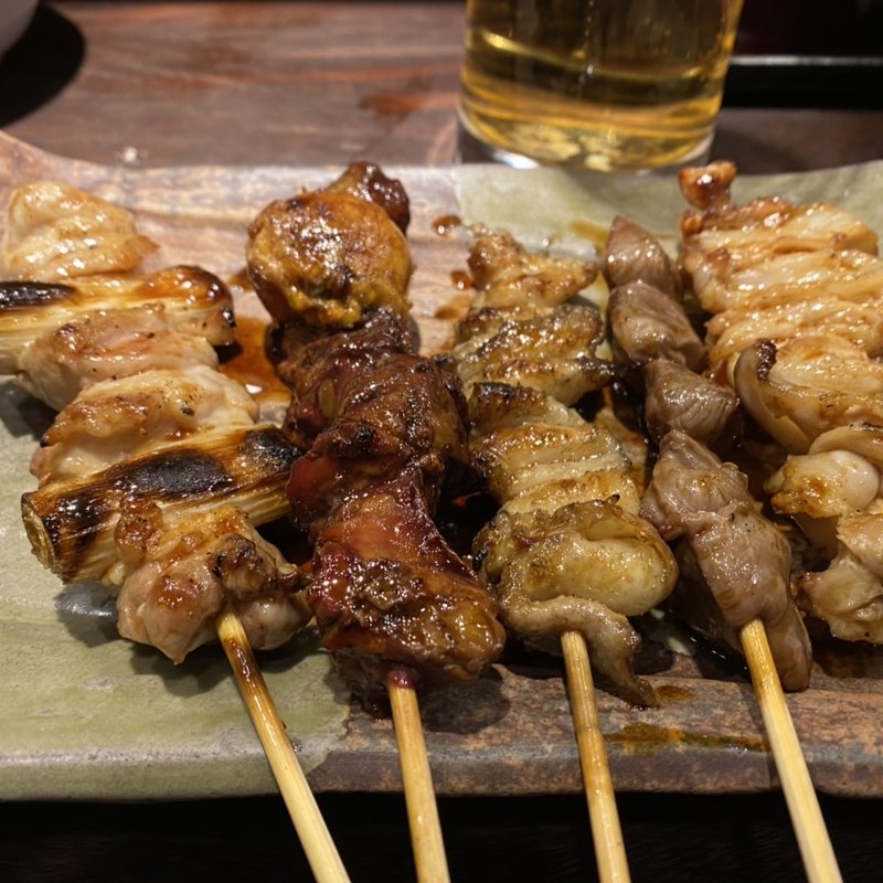 焼き鳥盛り合わせ(酔い処 もります)