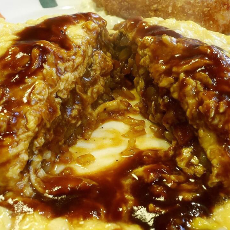 オムライス(ステーキハウス三ツ川)