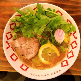 海老ラーメン(麺は鎹 京橋店)