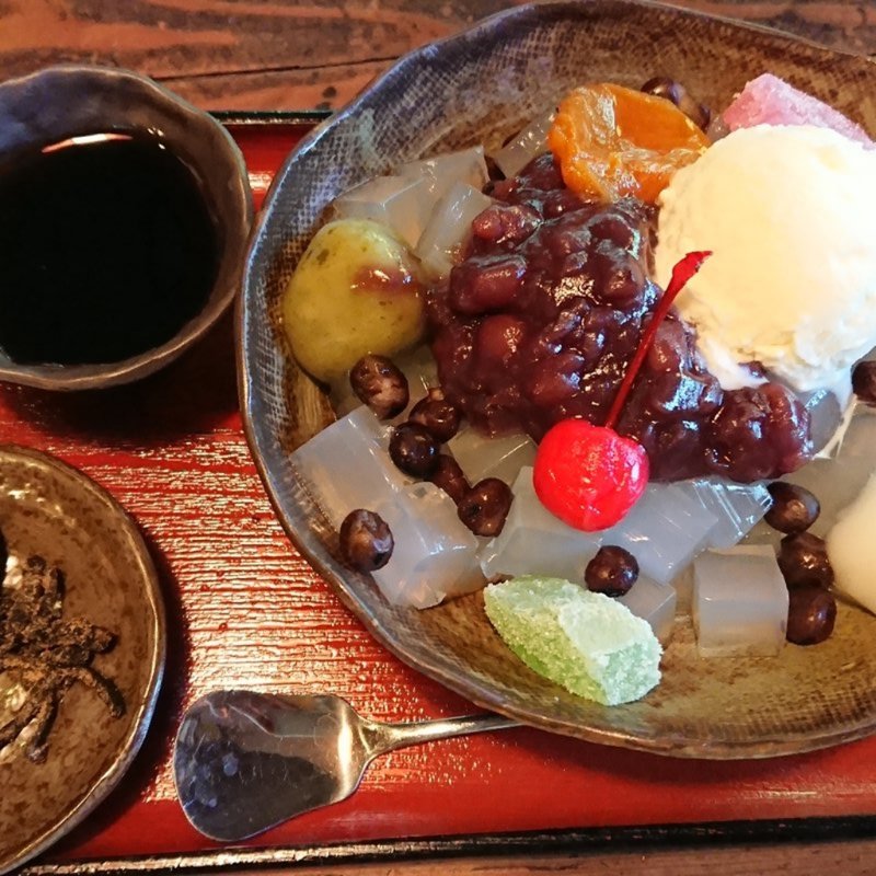 クリームあんみつ(鎌倉明月)