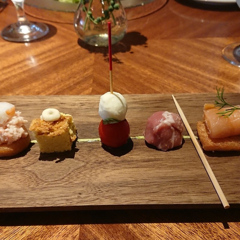 前菜 ピンチョス7種(表参道バンブー)