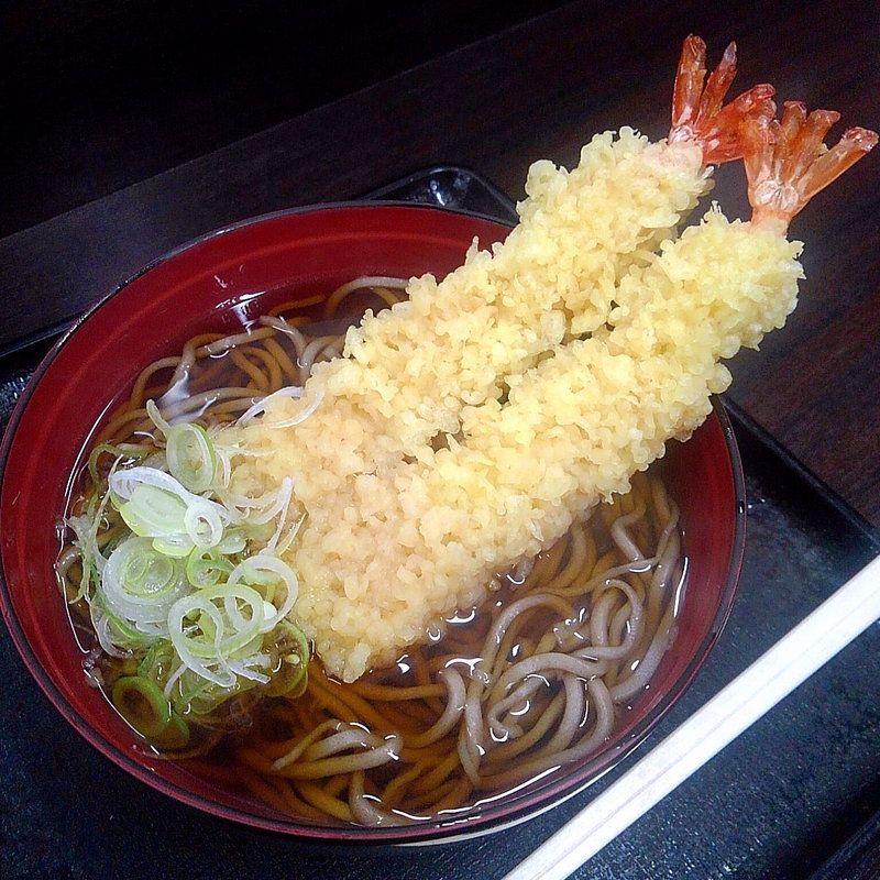 えび天そば(菜のはな )