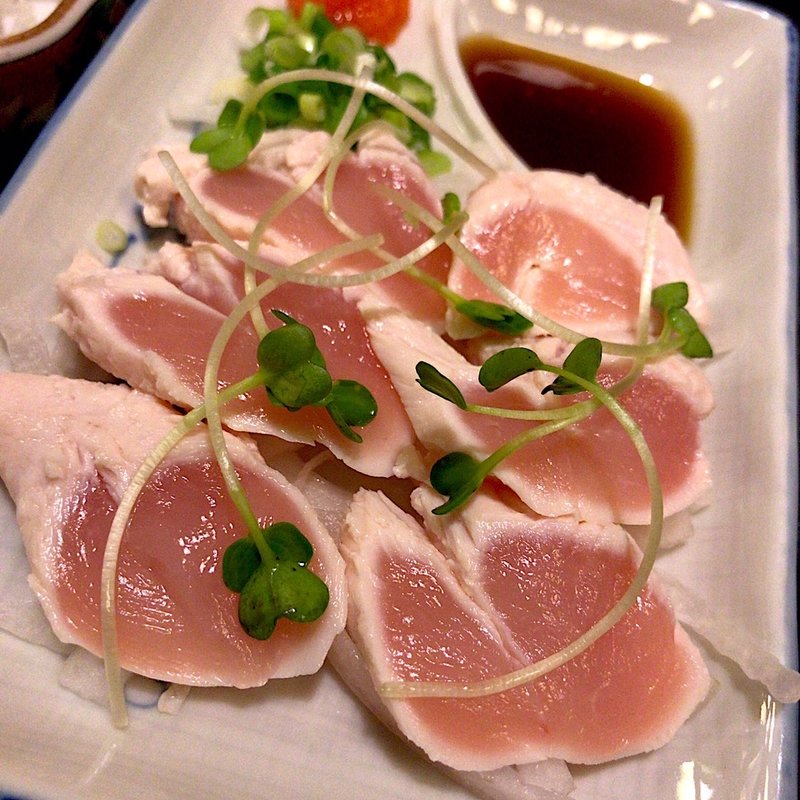 鶏のたたき(焼鳥専門店すみ )