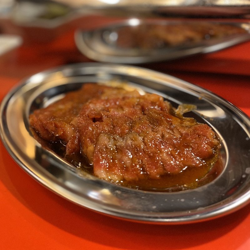 かっぱカルビ(カレー)(大衆切り落とし焼肉酒場 ハネモン屋 栄店)